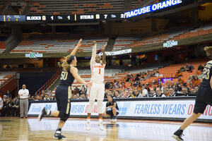 Alexis Peterson led the Orange in scoring in the final game of the year against Pittsburgh. 